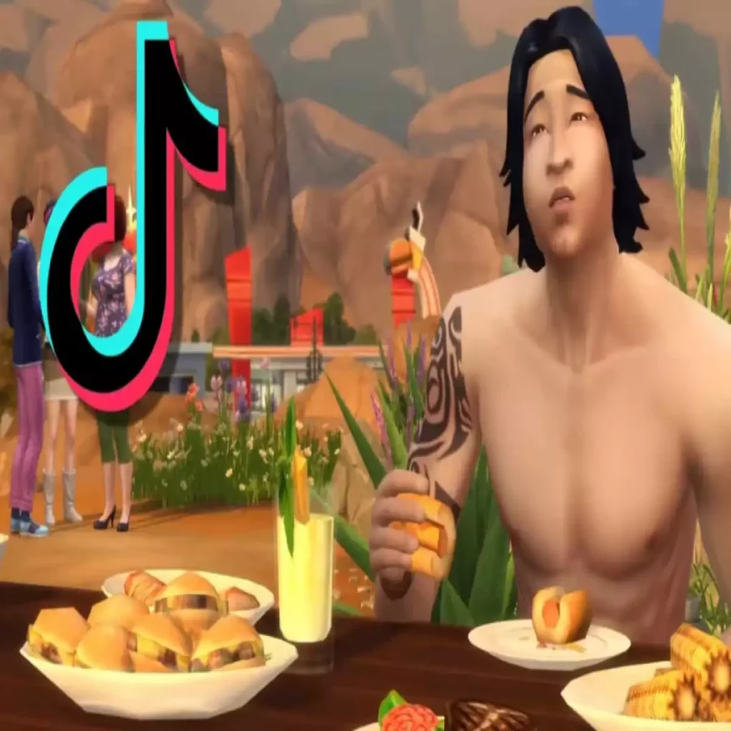 TikTok removes  The Sims 4 video